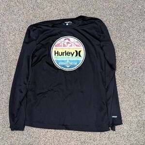 Hurley Boys' Long-Sleeve UPF 50+ Graphic Shirt